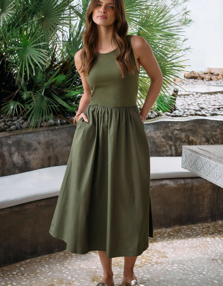Sleeveless Midi Dress