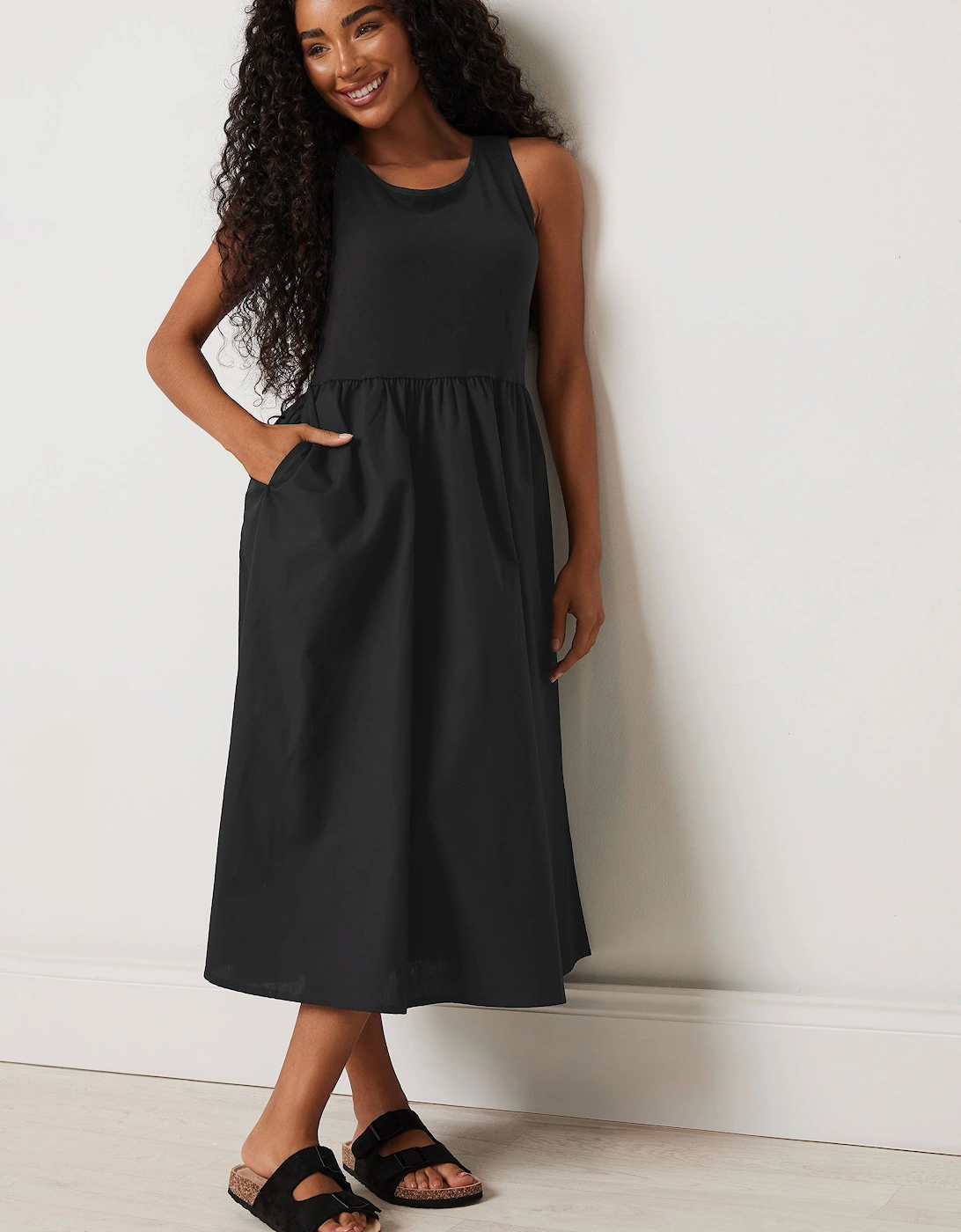 Petite Sleeveless Midi Dress, 2 of 1