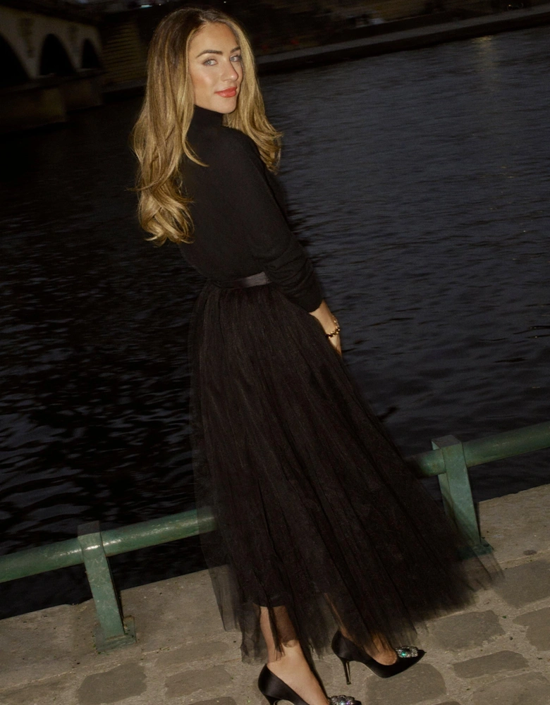 Lydia Millen Tulle Woven Maxi Skirt