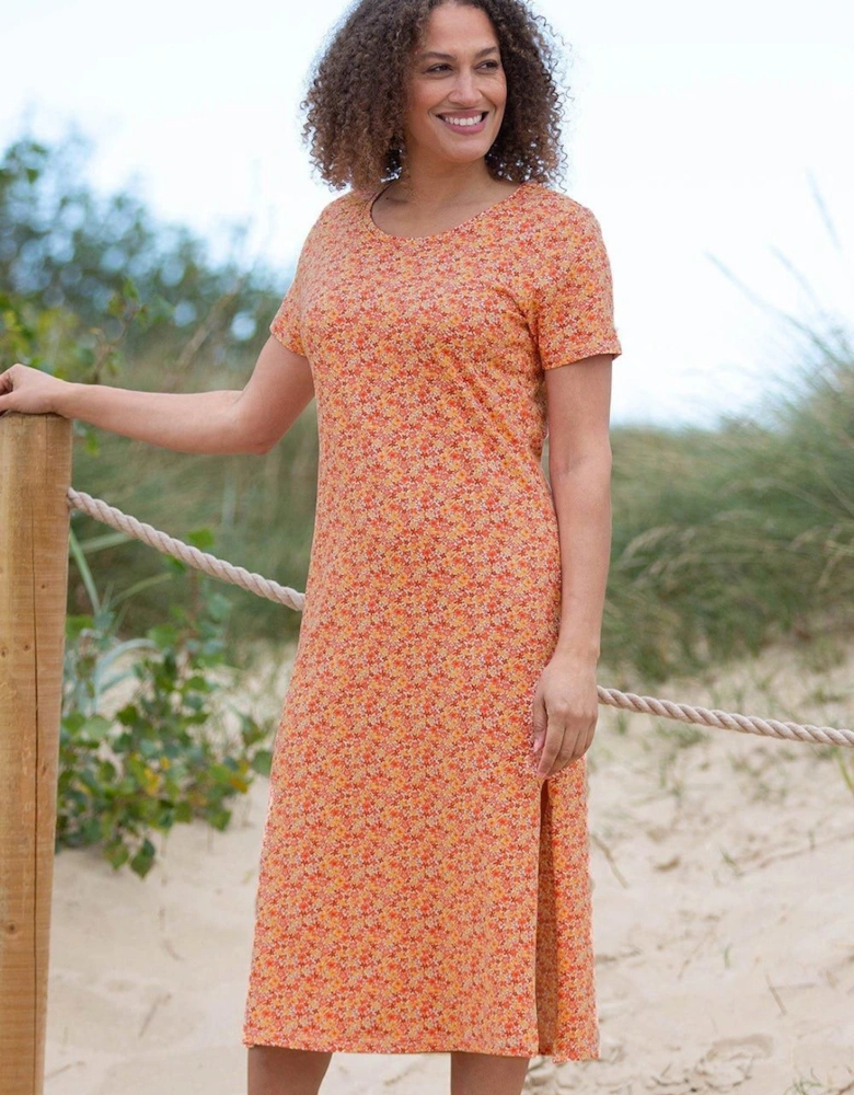 Thornicombe Jersey T-Shirt Dress Petal Perfume