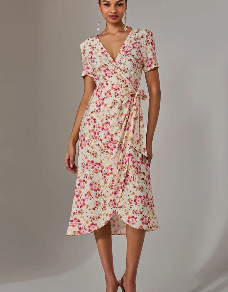 Wrap Midi Dress