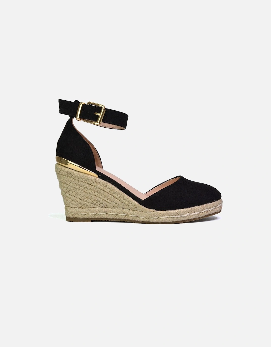 'Forest' Closed Toe Espadrille Wedge Heel Sandals, 2 of 1