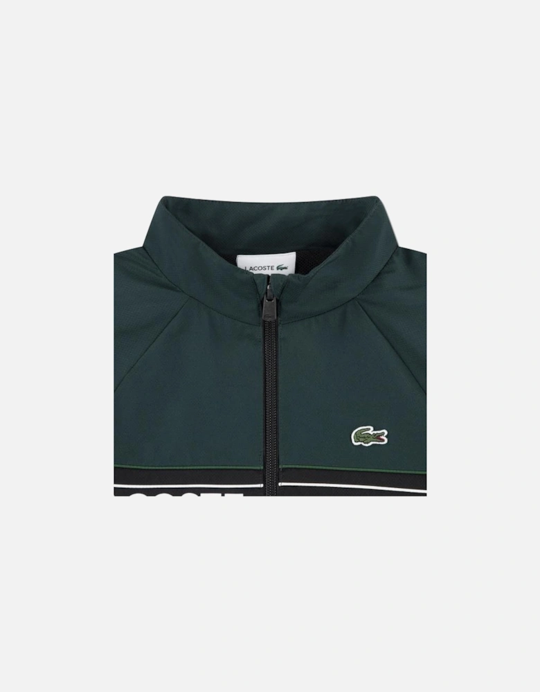 BOYS BLACK/GREEN SHELL TRACKSUIT 847350