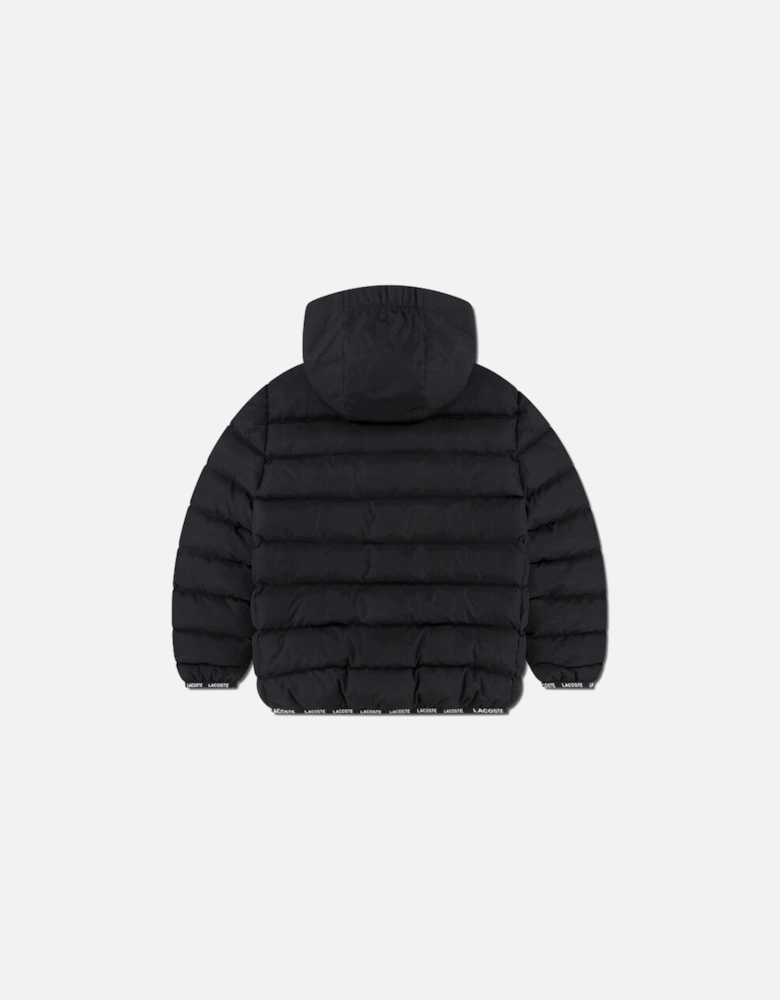 Boys Hooded Diamond Taffeta Puffed Jacket 847003