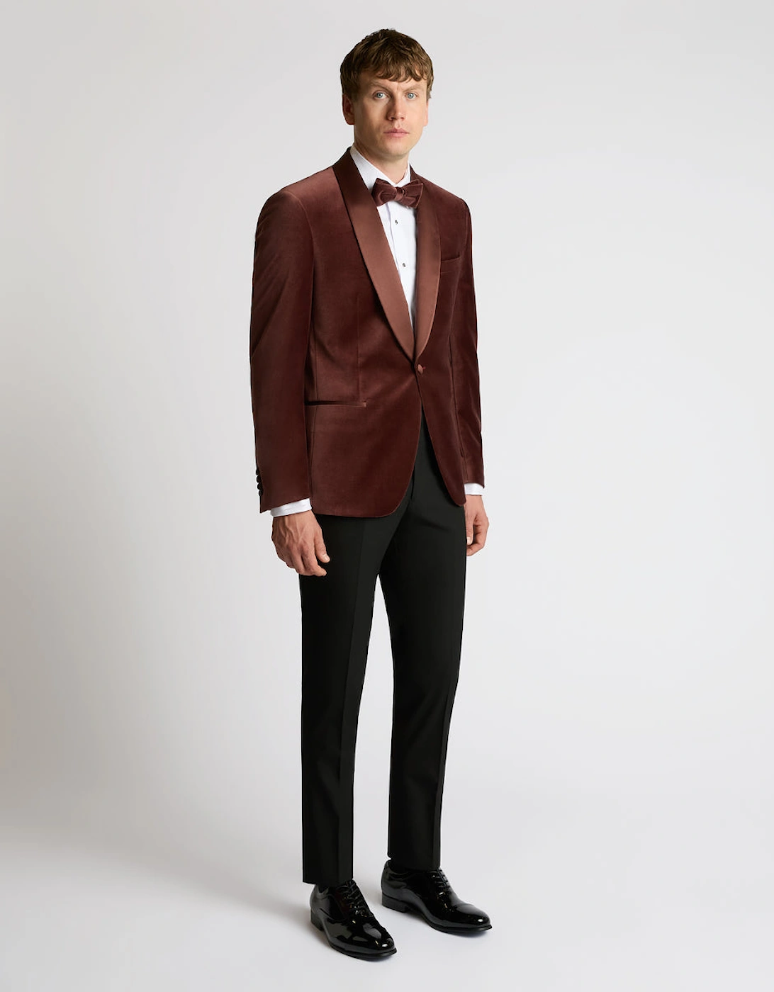 Romeo Velvet Jacket 68 Burgandy