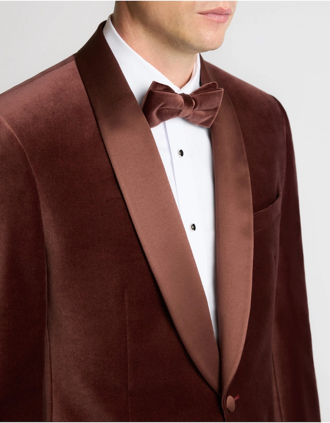Romeo Velvet Jacket 68 Burgandy