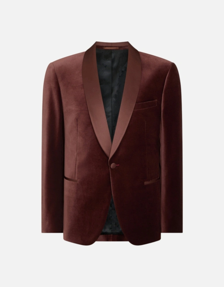 Romeo Velvet Jacket 68 Burgandy