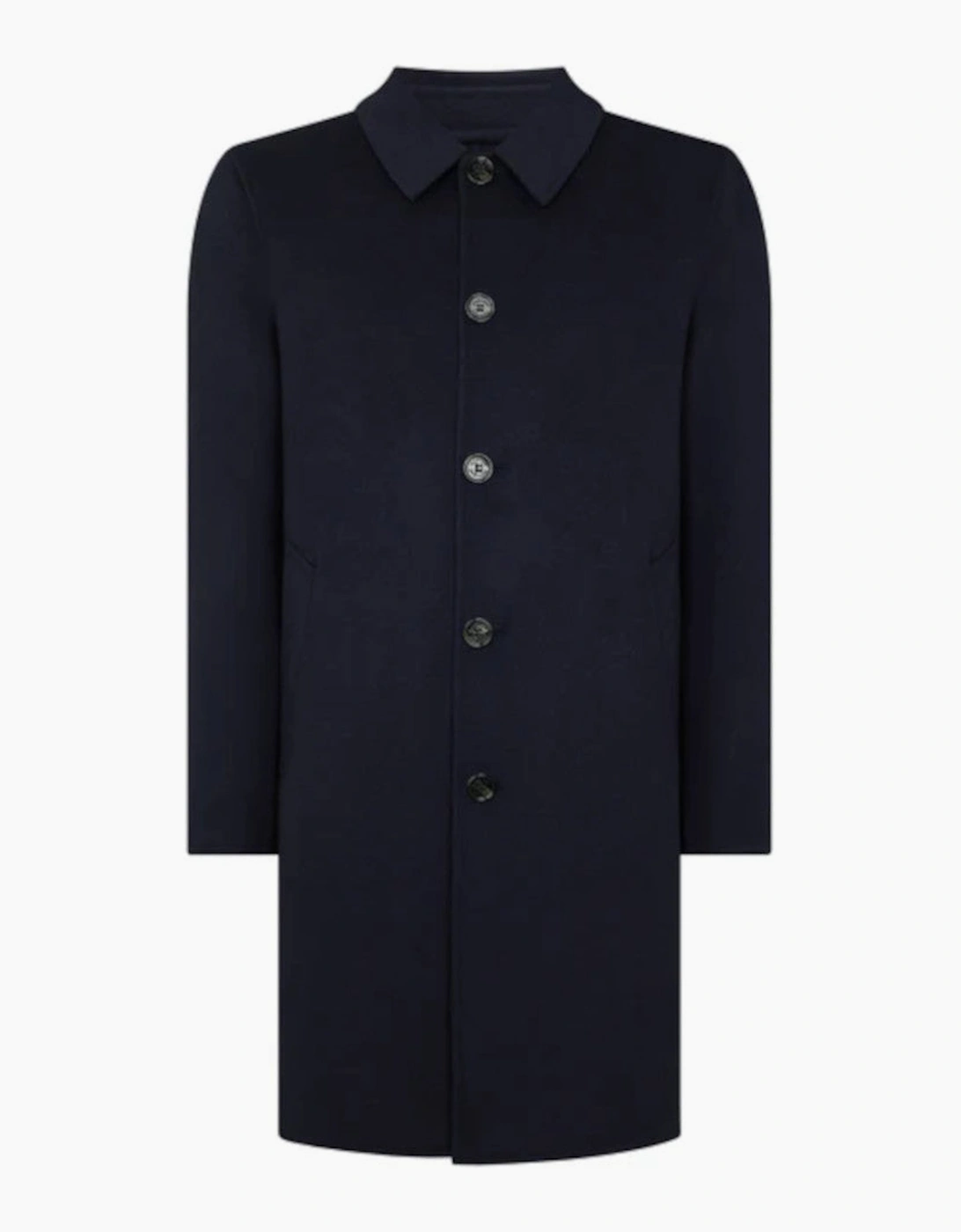 Men's Remus Uomo Tatum Overcoat 79 Navy - Black - Size: Regular/40