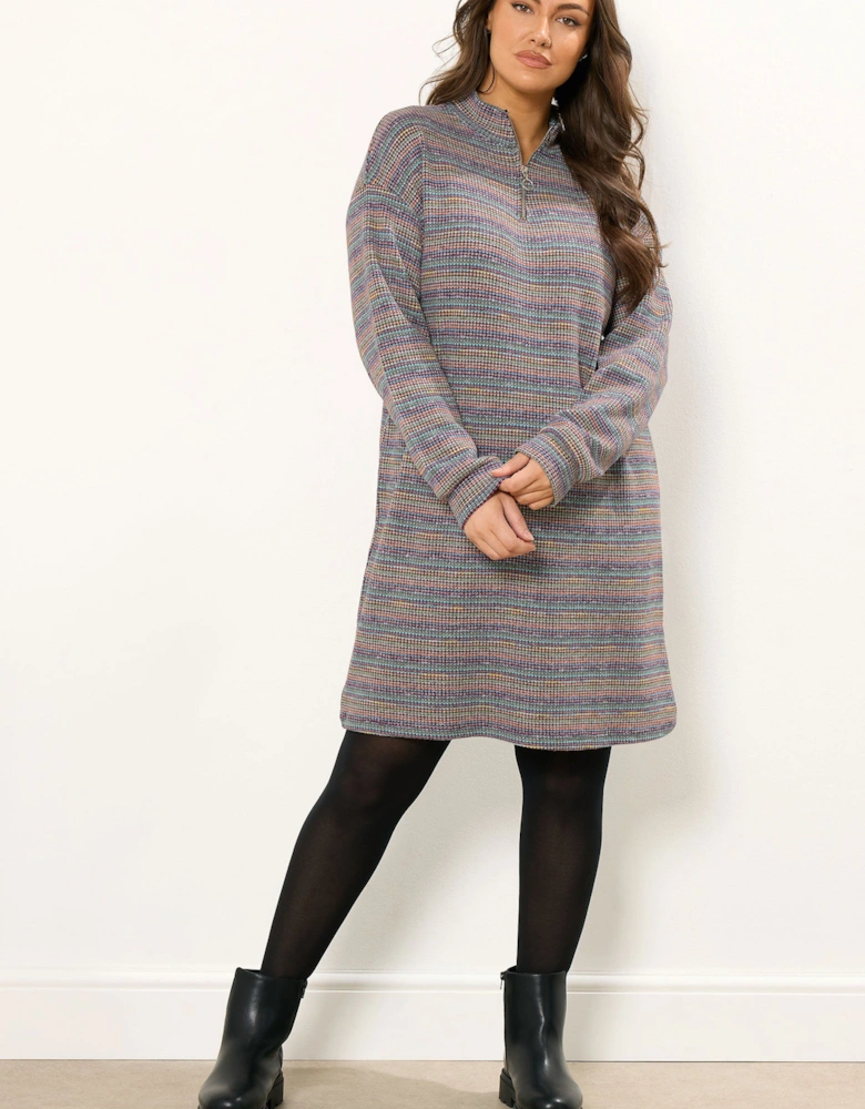 Quarter Zip Jumper Dress