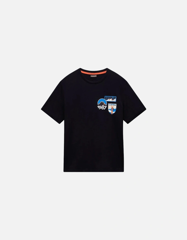 Montepiana Graphic T-Shirt Black