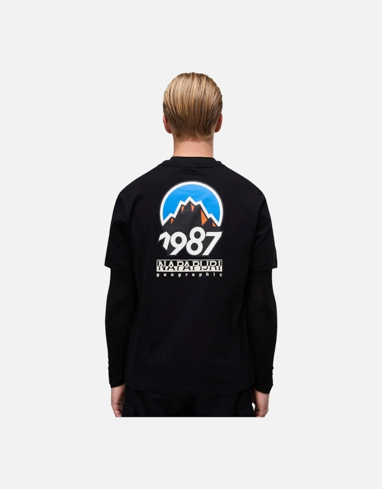 Montepiana Graphic T-Shirt Black