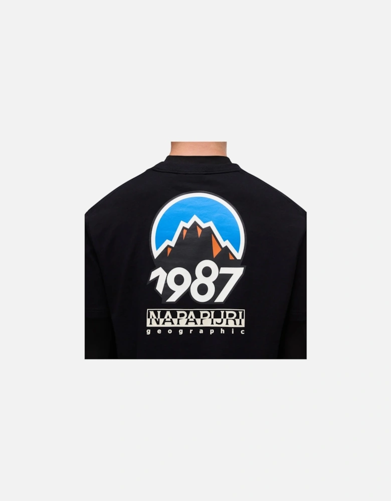 Montepiana Graphic T-Shirt Black