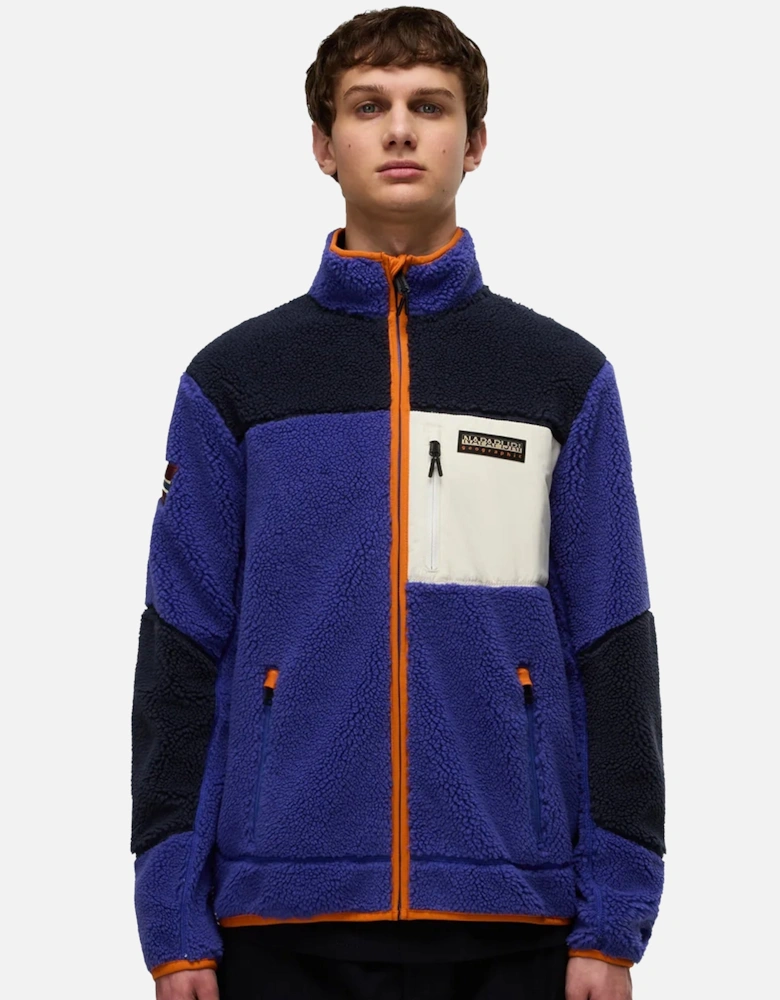 Yupik Full Zip Fleece Jacket Purple/Multi
