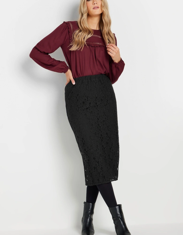 Tall Lace Pencil Skirt