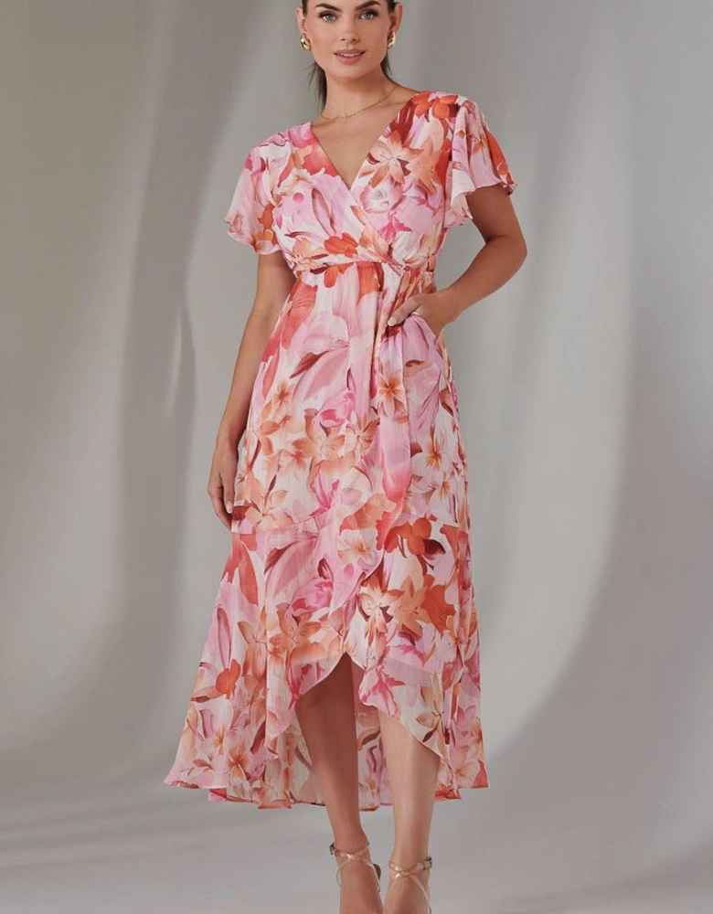 Petite High Low Midaxi Dress