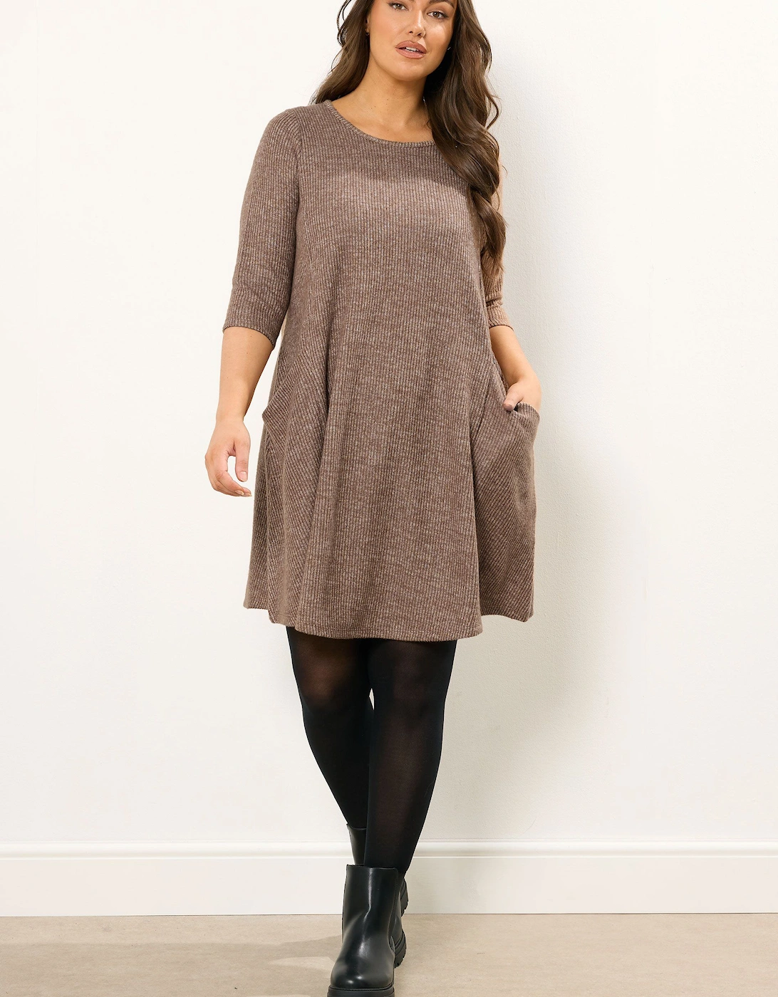Soft Touch Pocket Swing Dress, 2 of 1