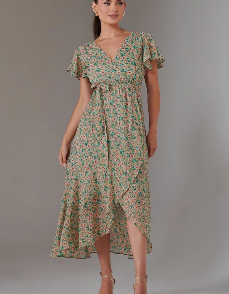 Petite High Low Midaxi Dress