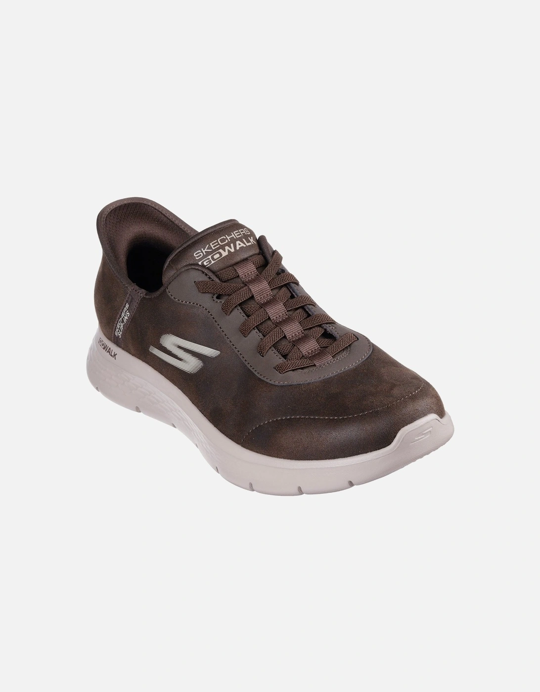 Flex Smooth Motion Textile Men's Brown Trainers, 6 of 5