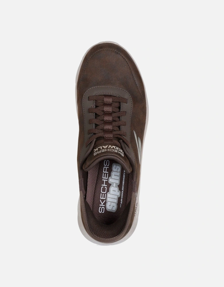 Flex Smooth Motion Textile Men's Brown Trainers