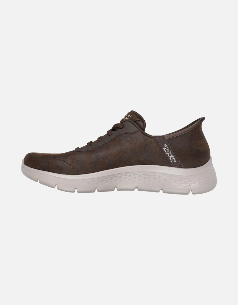 Flex Smooth Motion Textile Men's Brown Trainers