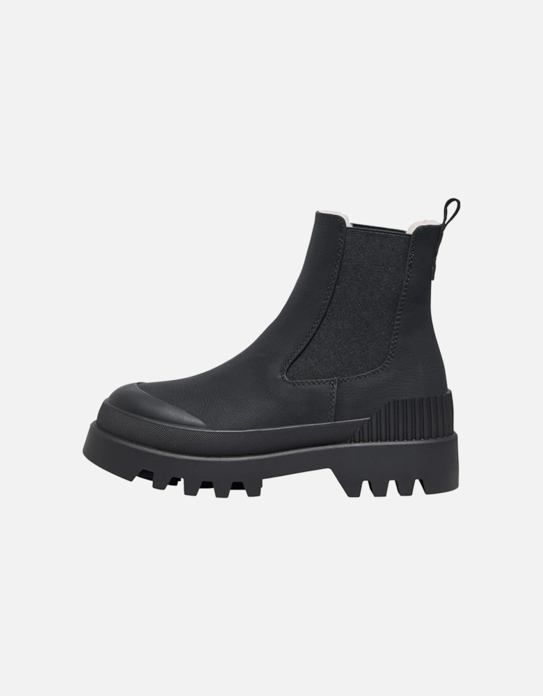BUZZ-5 Polyurethane Women's Black Boots