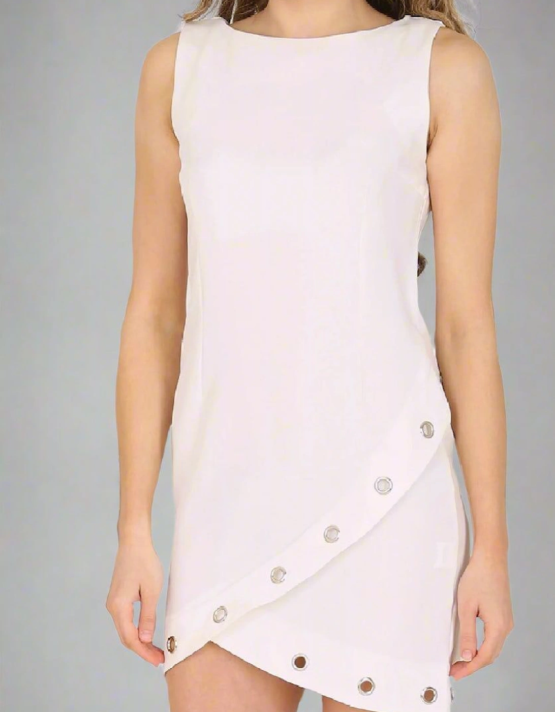 Cutie White Ring Hem Dress, 2 of 1