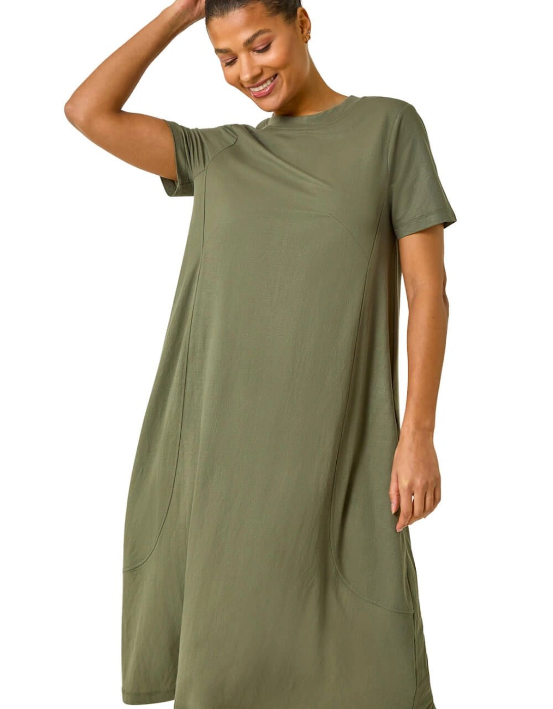 Relaxed T-Shirt Jersey Dress, 2 of 1