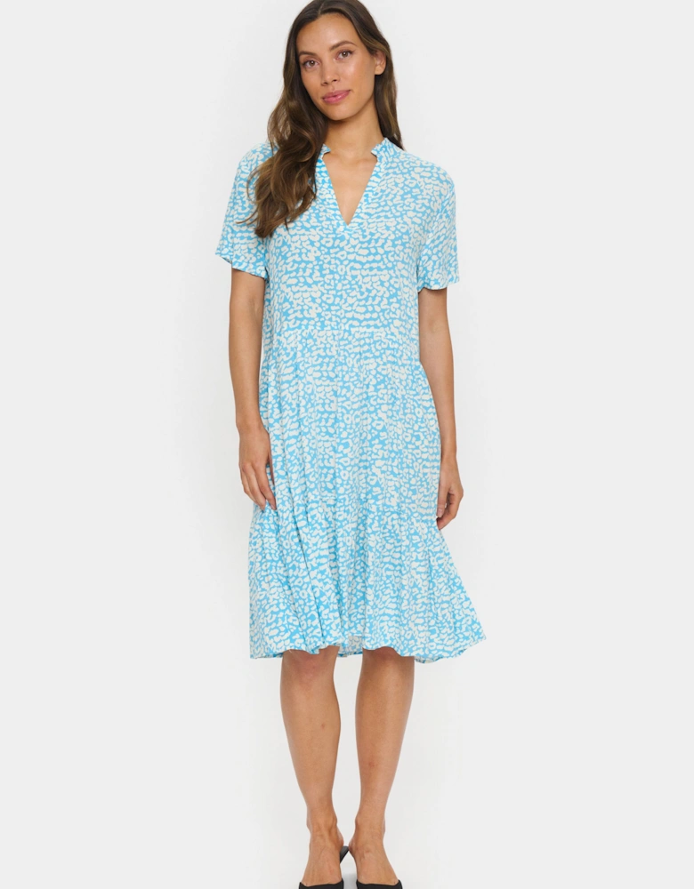 EdaSZ Short Sleeve Knee Length Dress