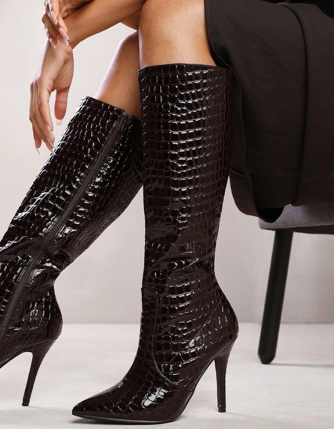 'Zoya' High Heel Calf Boot, 2 of 1