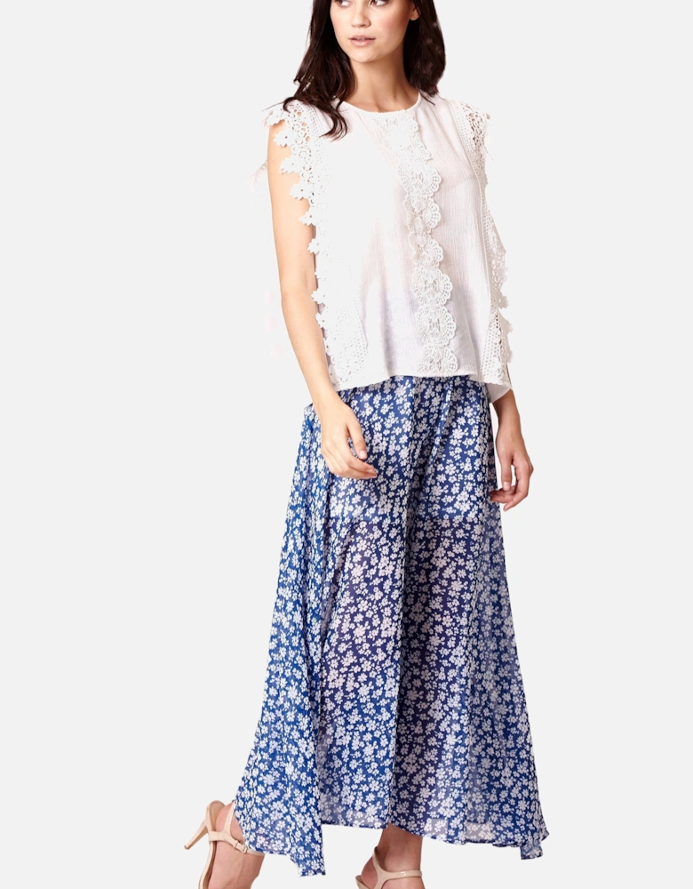 Printed Maxi Skirt