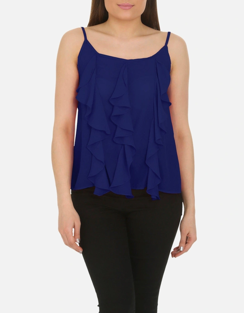 Ruffle Front Camisole Top