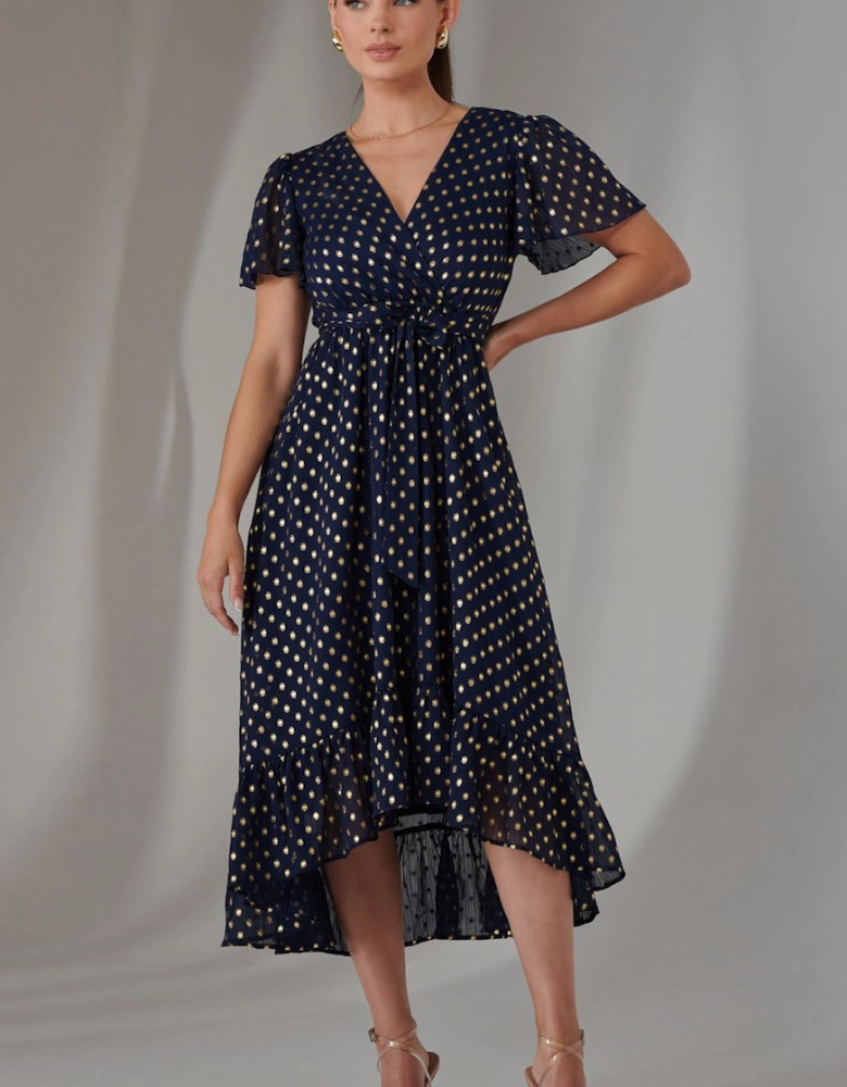 Petite Short Sleeve Midaxi Dress
