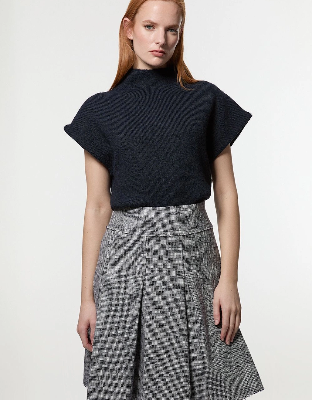 Spring Tweed Tailored Full Skirt, 2 of 1