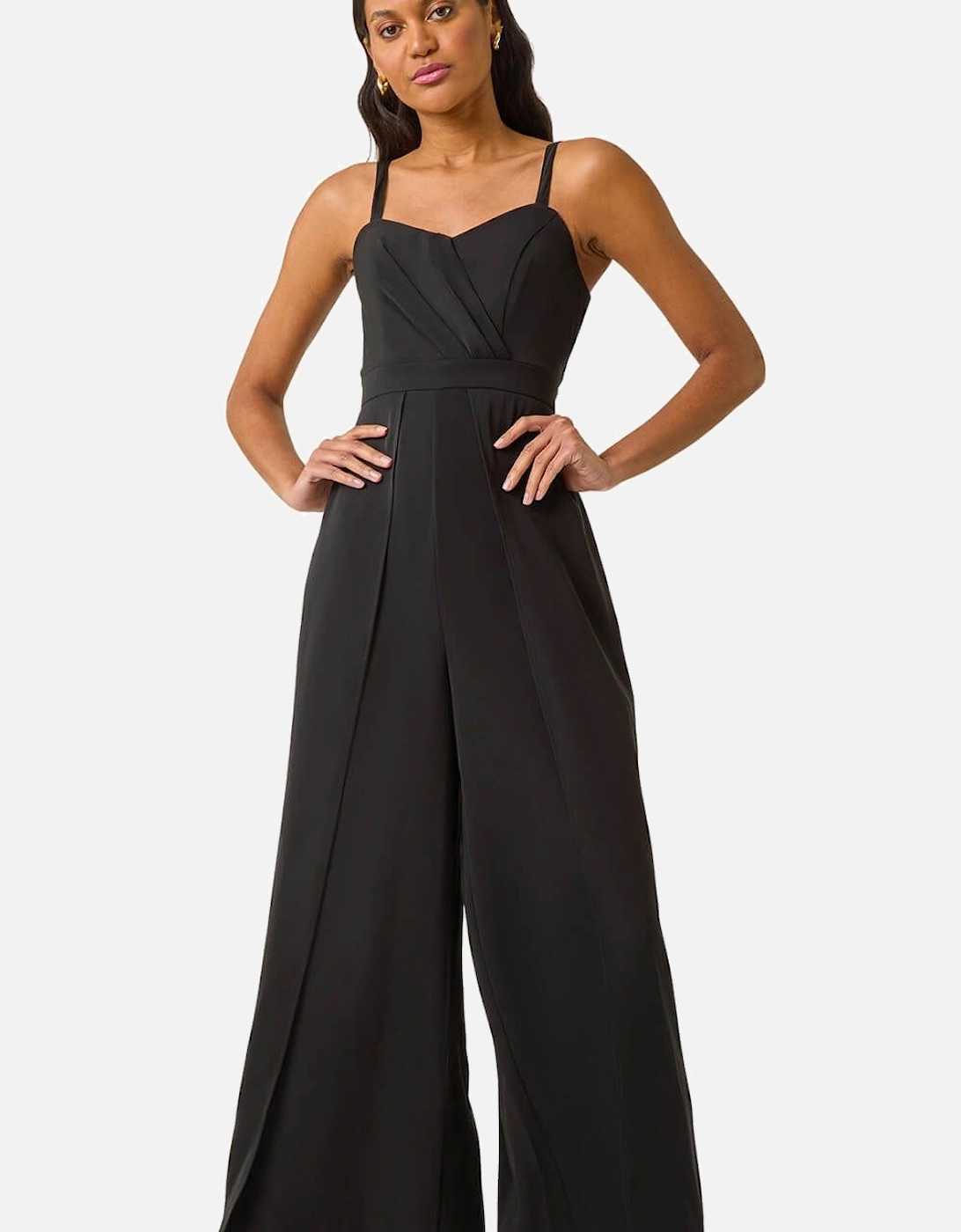 Black Pleat Jumpsuit, 2 of 1