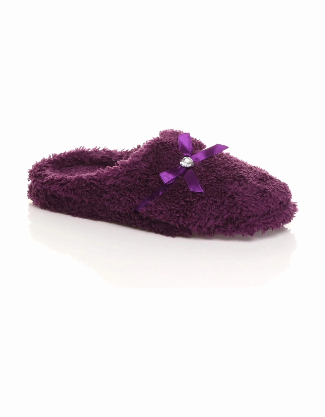Flat  Heel Fleece Mules  Slippers, 2 of 1