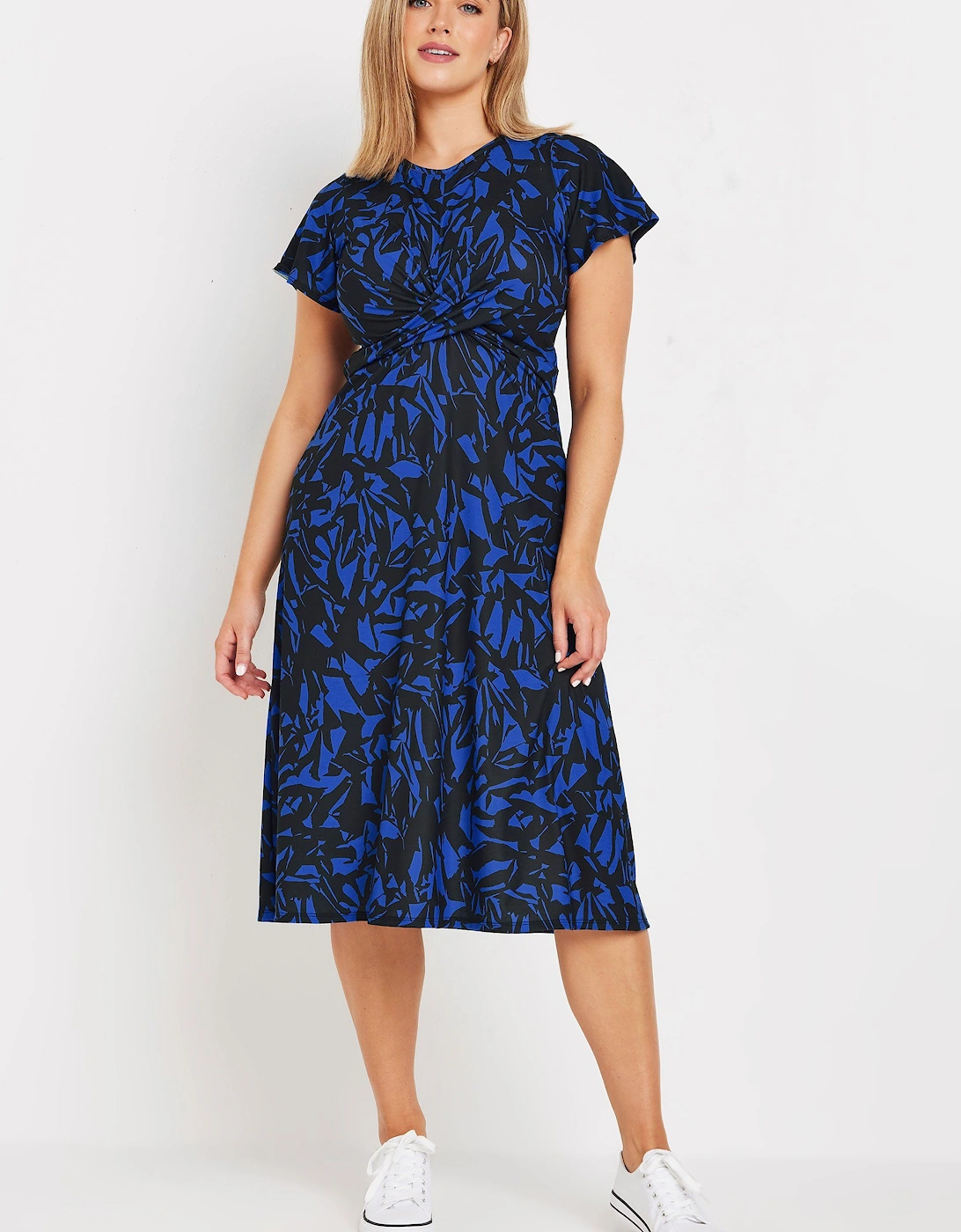 Twist Front Midi Dress, 2 of 1