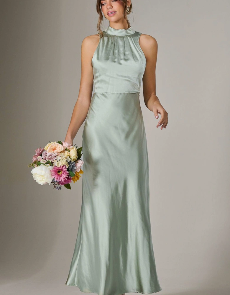 Halter Neck Maxi Dress