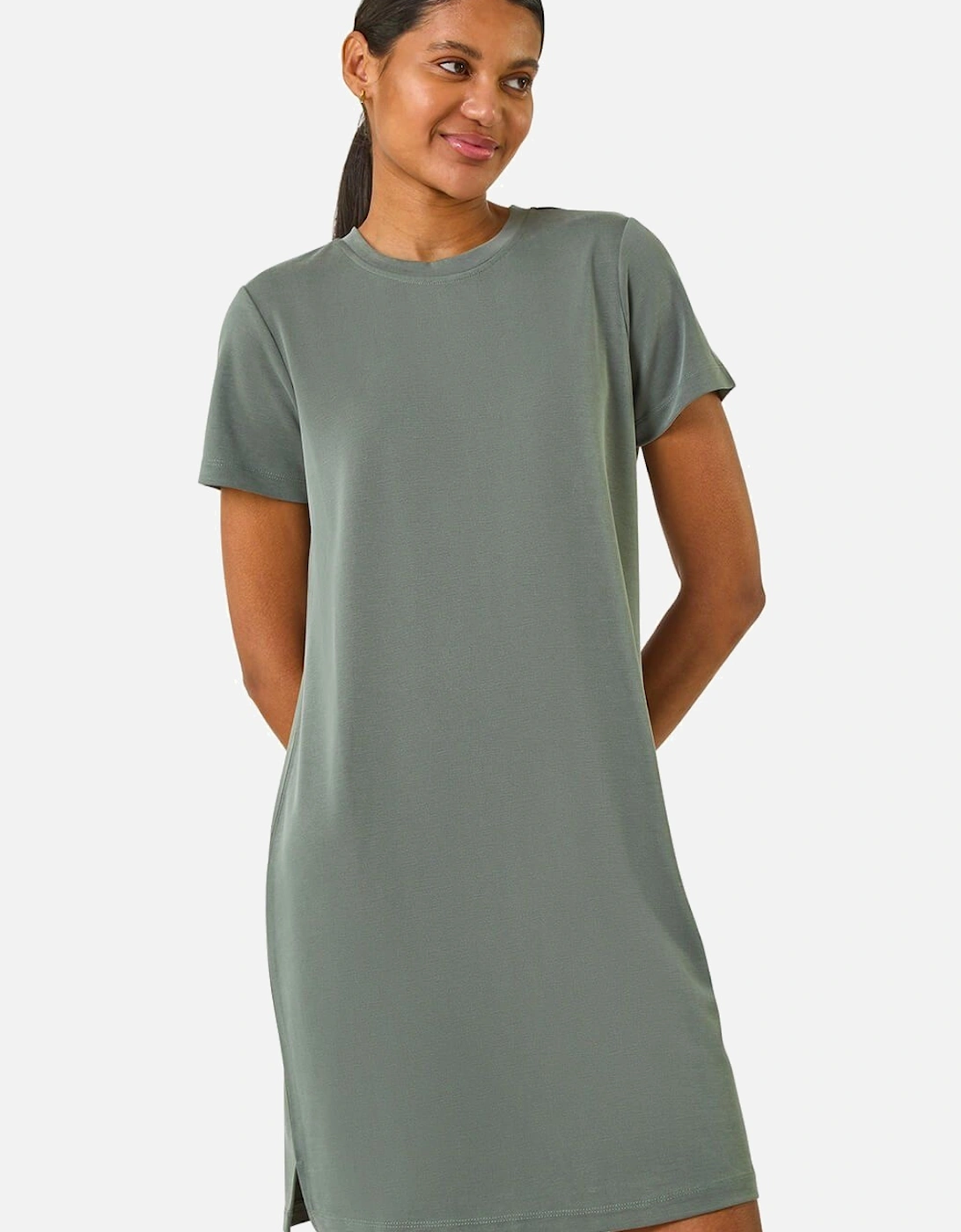 Short Sleeve T-Shirt Dress, 2 of 1