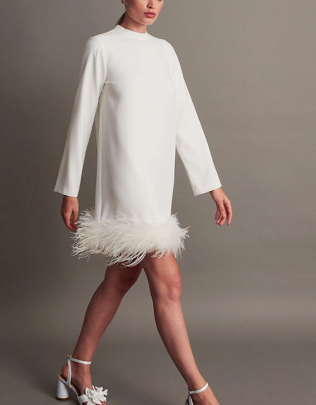 Maddie Off-Shoulder Wedding Dress Ivory, 2 of 1