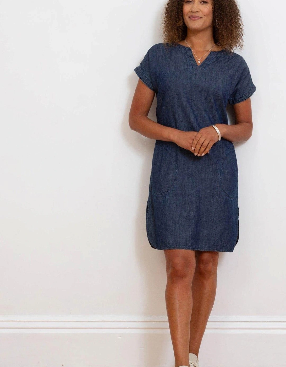 Chettle Denim Dress, 2 of 1