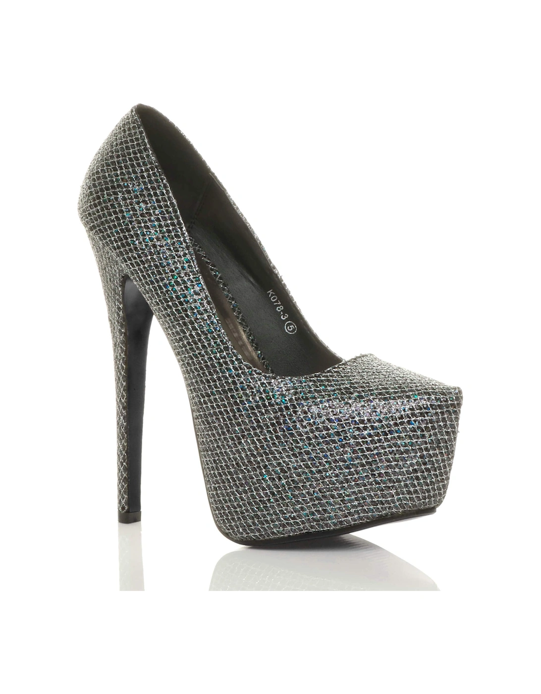 High  Heel Platform  Court Shoes, 2 of 1