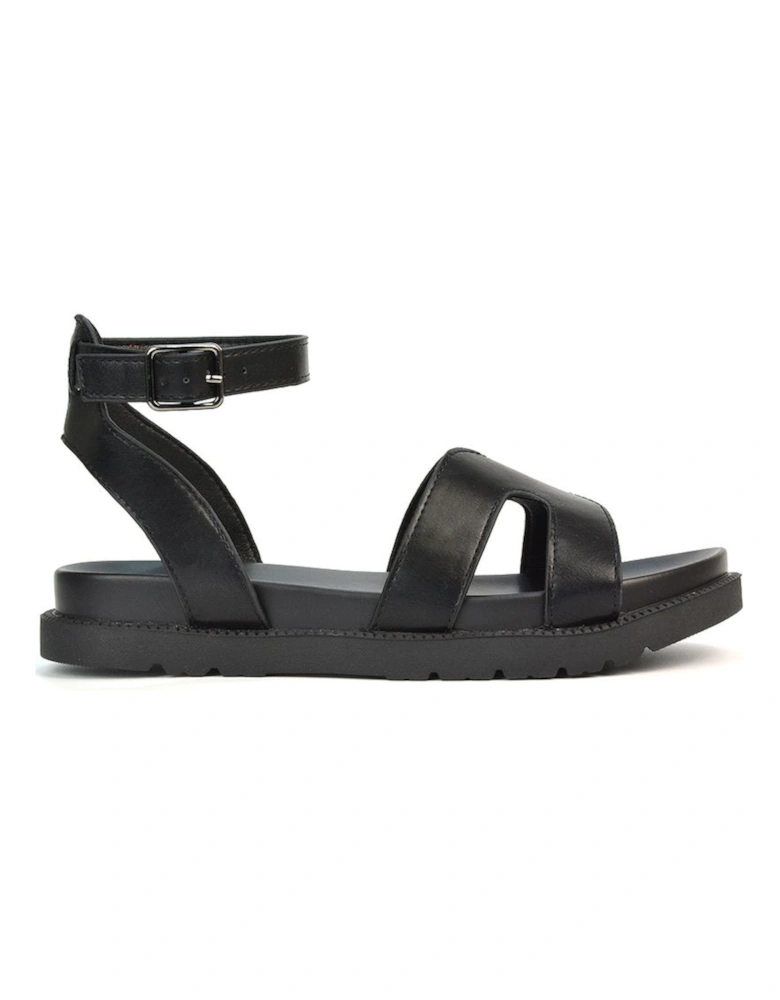 'Angie' Flat Strappy Flexible Flatform Open Toe Sandals