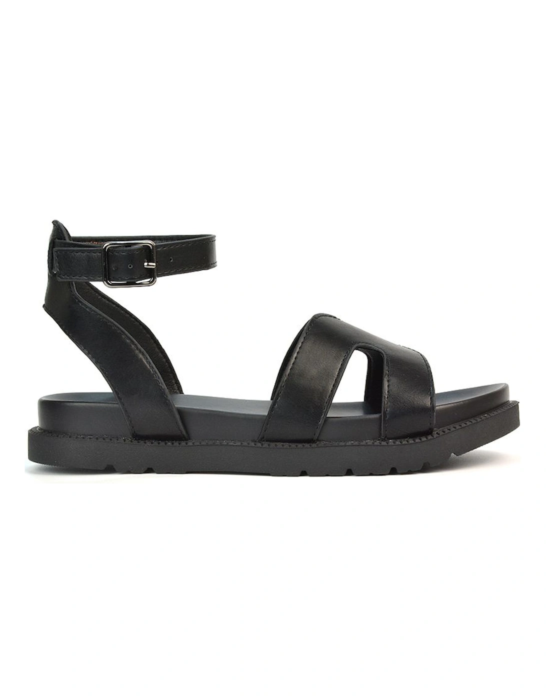 'Angie' Flat Strappy Flexible Flatform Open Toe Sandals, 2 of 1
