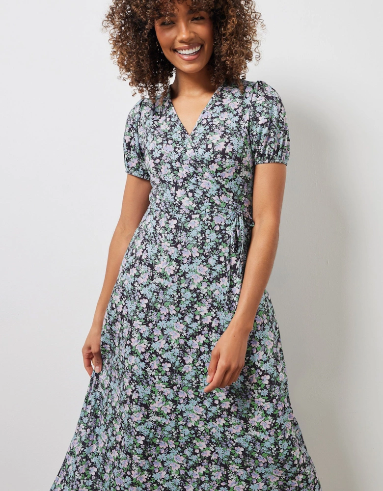 Womens Floral Print Maxi Dress