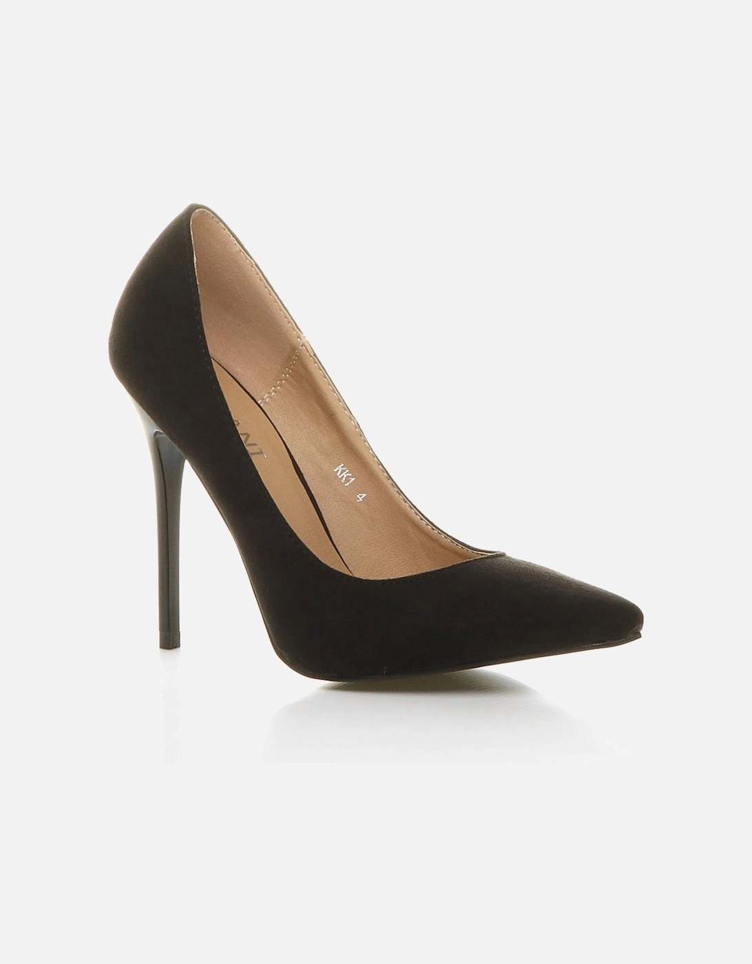 High Stiletto Heel  Faux Suede Court Shoes, 2 of 1