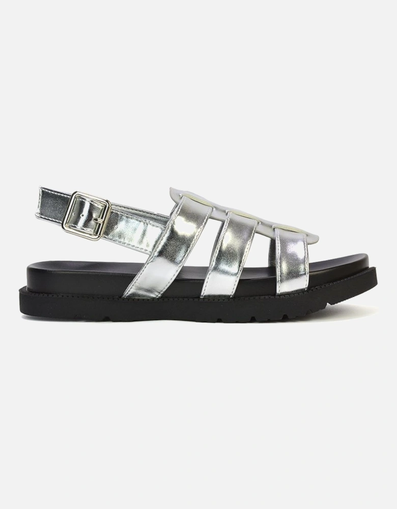 'Gayna'  Cleated Sole Strappy Open Toe Gladiator Platform Sandals