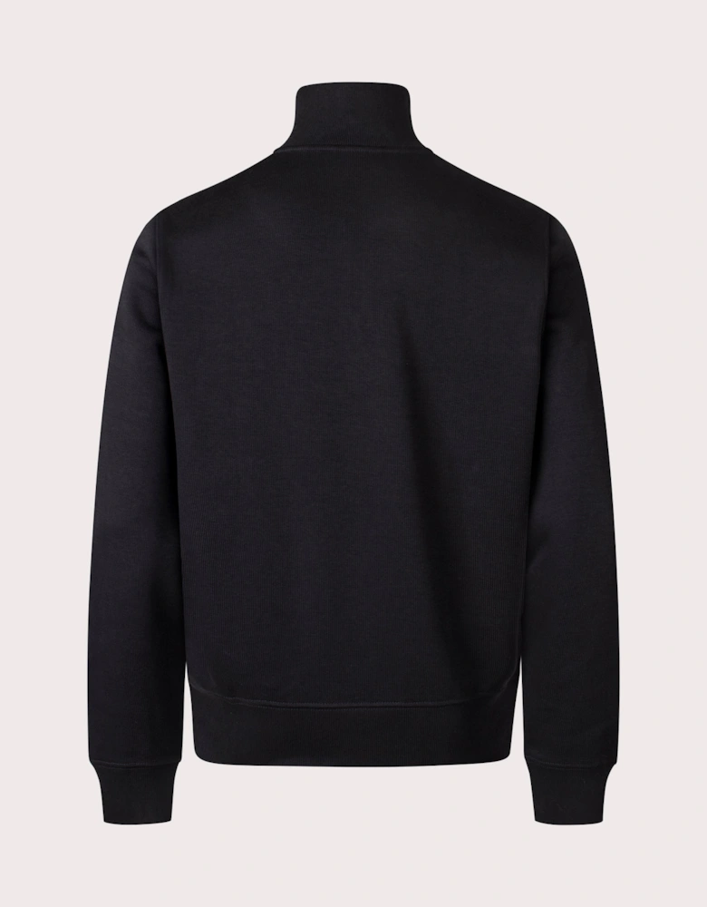Quarter Zip Croc Logo Sweatshirt