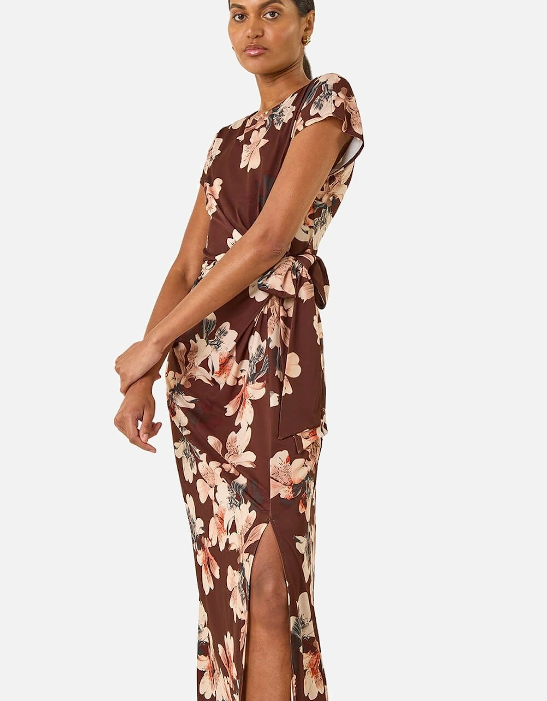 Floral Twist Stretch Dress, 2 of 1