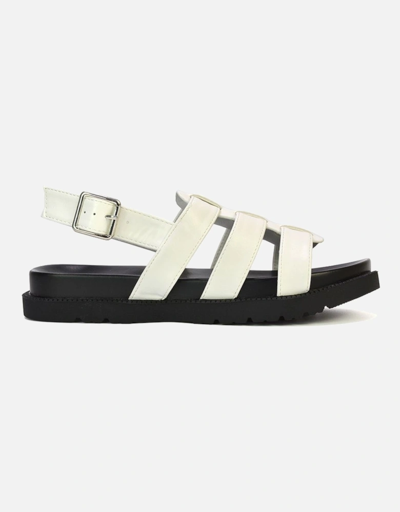 'Gayna'  Cleated Sole Strappy Open Toe Gladiator Platform Sandals