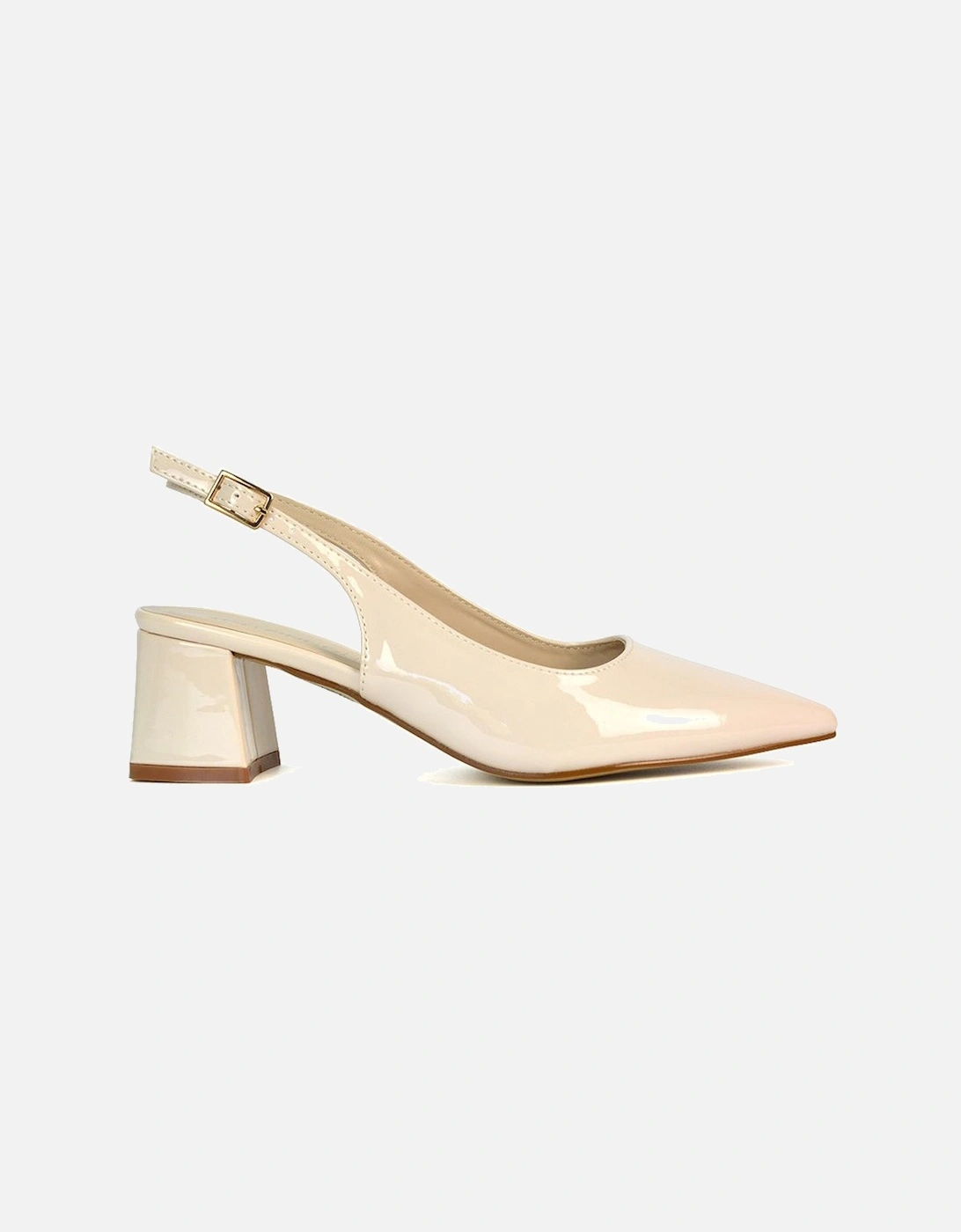 'Becky' Pointed Toe Slingback Court Shoe Heels, 2 of 1